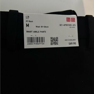 Uniqlo Black Ankle Trousers